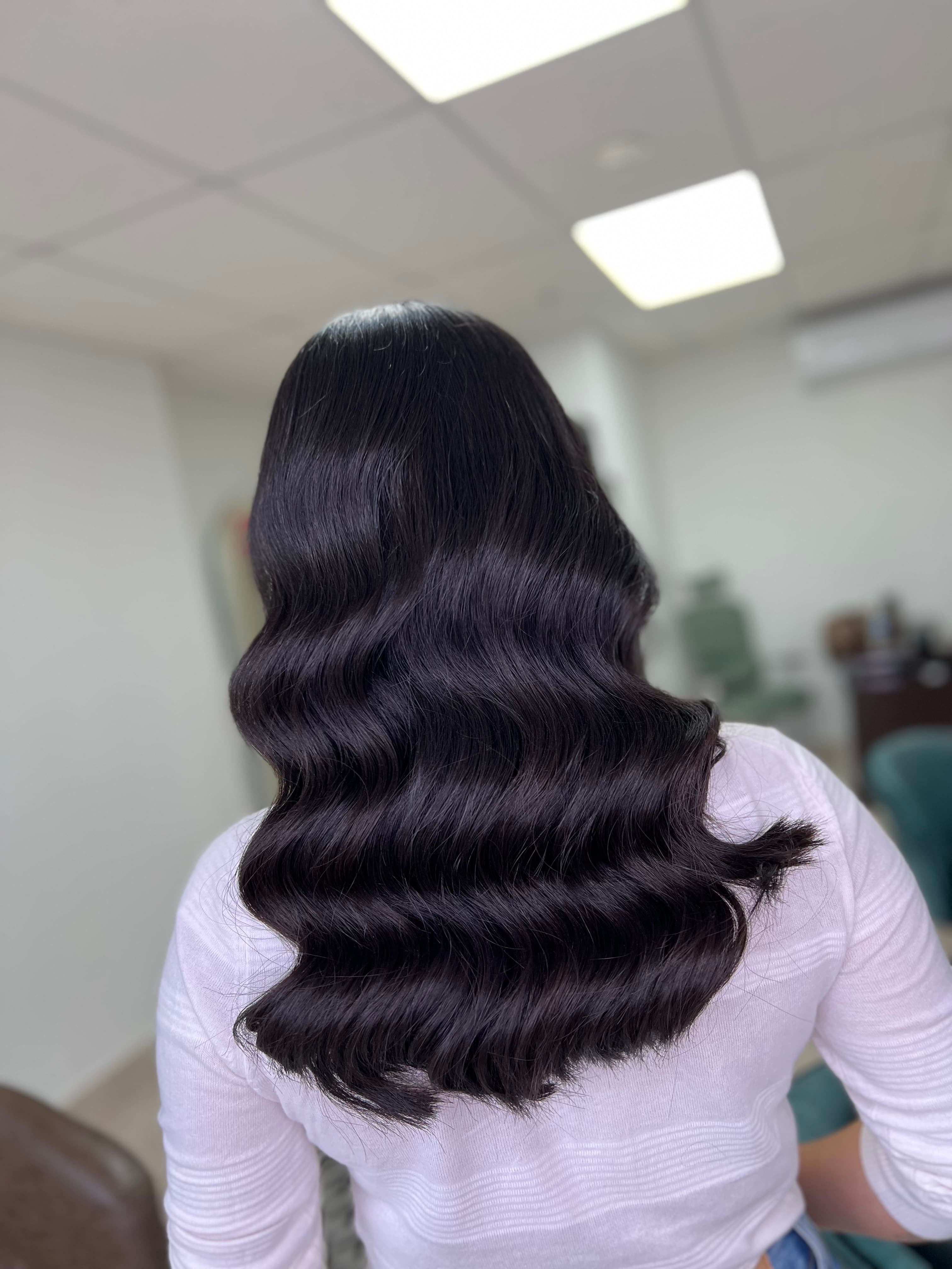 Servicio de peinado profesional en Tegucigalpa.