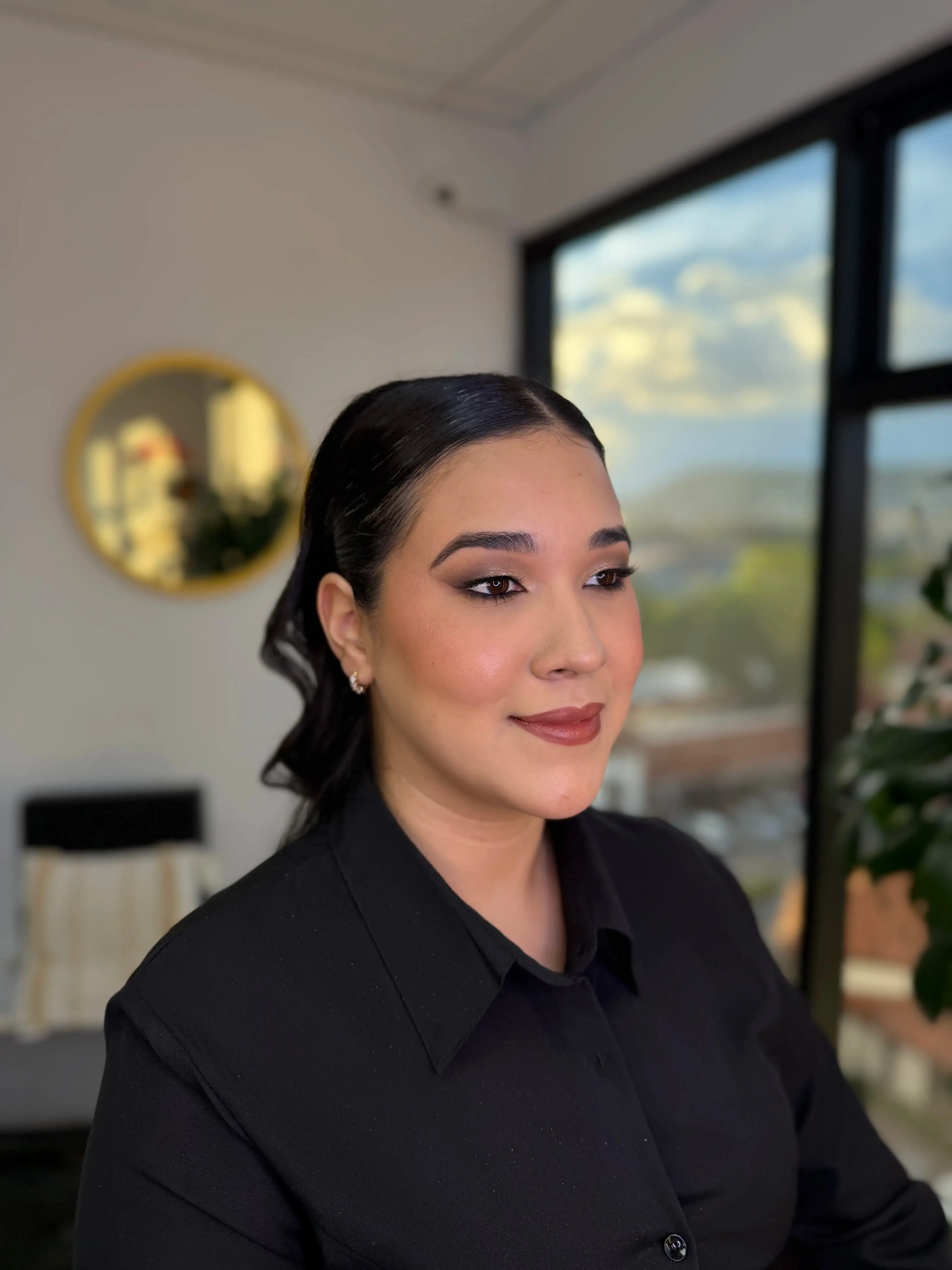 Maquillaje glam para eventos Honduras.