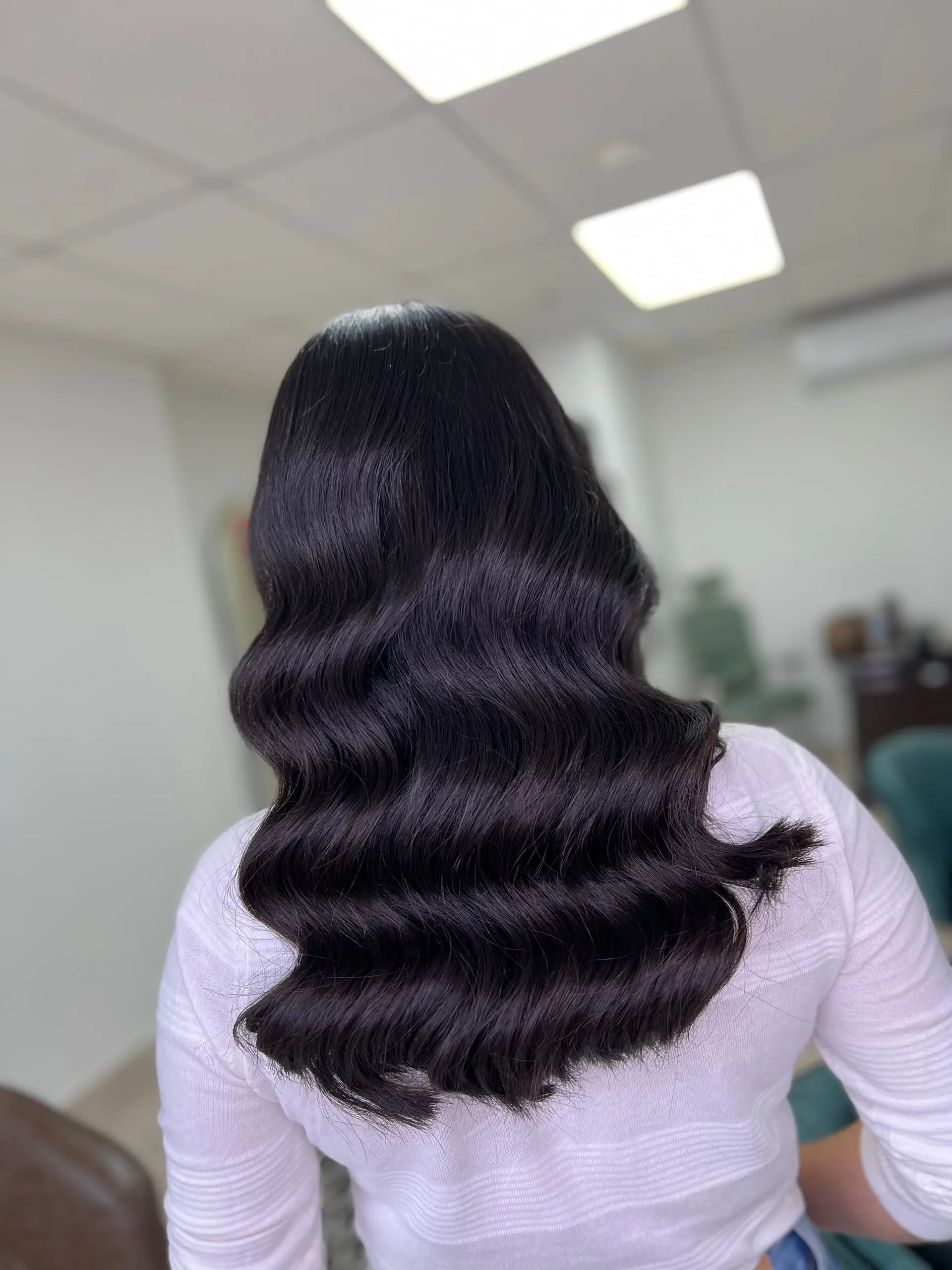 Professional hair styling in Tegucigalpa.
