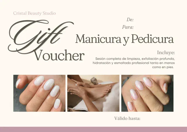 Gift cards - Cristal Beauty Studio Tegucigalpa